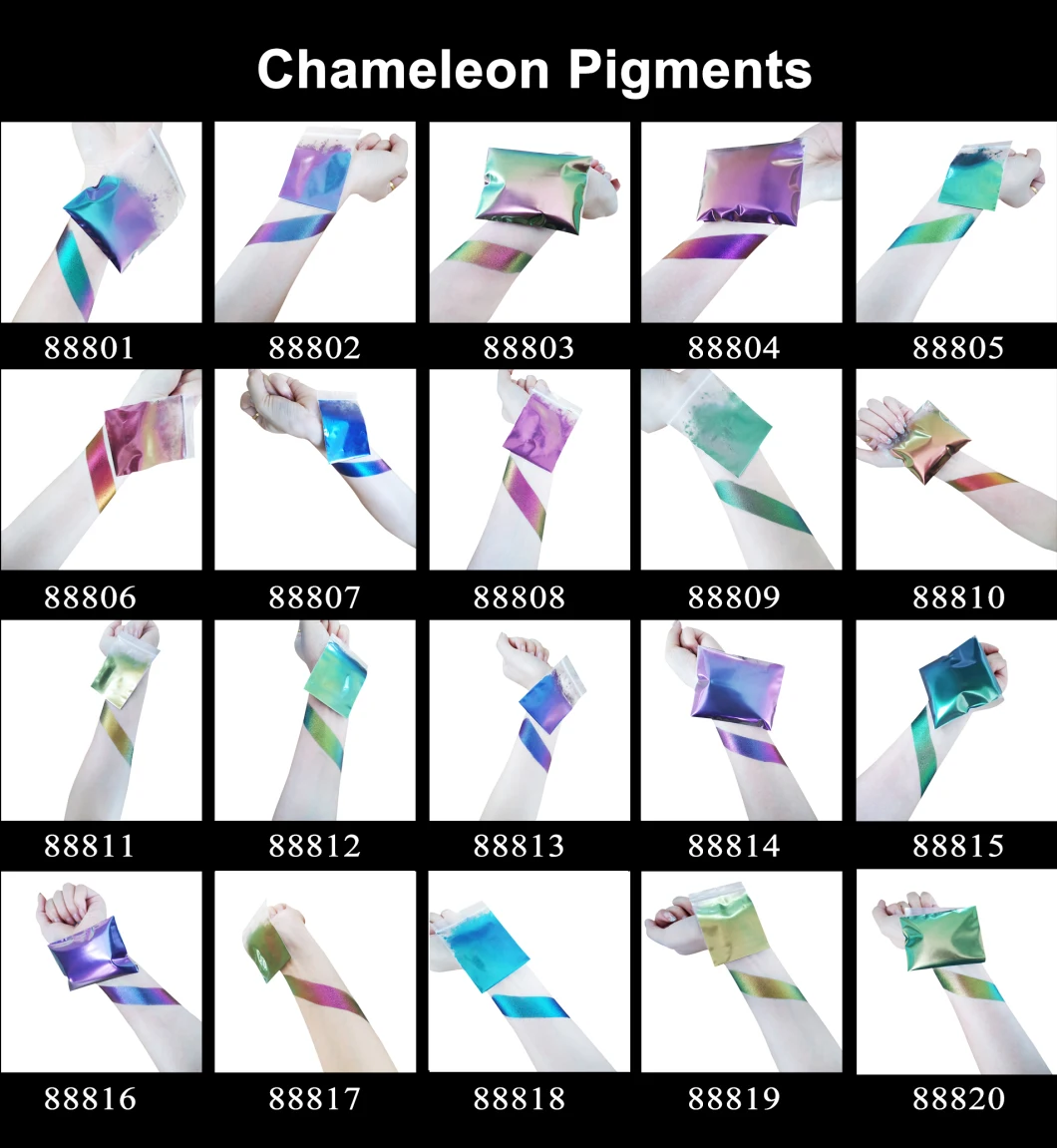 Cosmetic Grade Chameleon Chrome Mirror Nail Art Mica Powder Cameleon Pigment