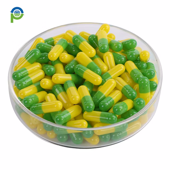 HPMC/Vegetale/Duro/Gelatina/Misura 0/Halal/Pullulan/Capsula pulita