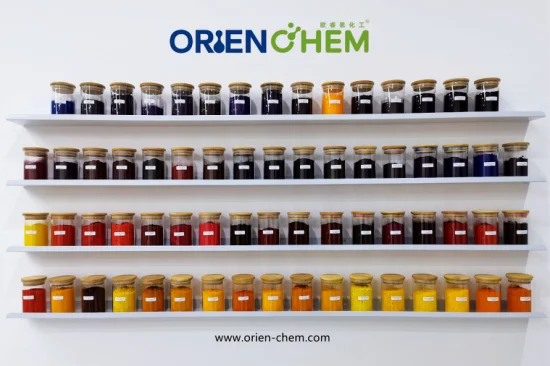 Pigmento organico in polvere rosso/giallo/arancione/viola per plastica/vernice/inchiostro